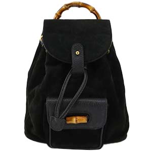 グッチ バンブー スエード リュック