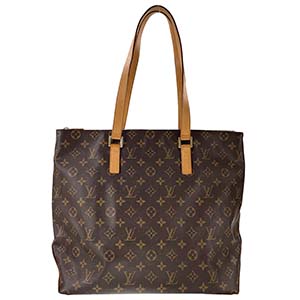 ルイ・ヴィトン モノグラム カバ メゾ ブラウン トートバッグ