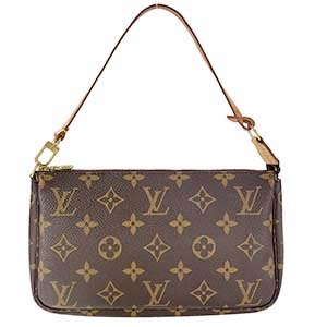 ルイ・ヴィトン モノグラム ポシェット アクセソワール ブラウン ポーチ