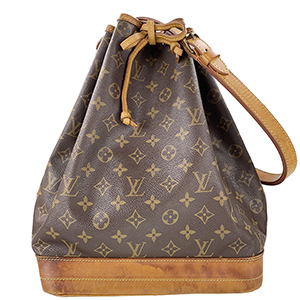 ルイ・ヴィトン モノグラム ノエ ブラウン ショルダーバッグ