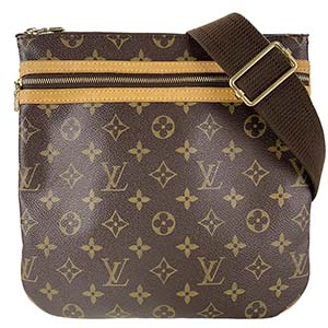 ルイ・ヴィトン モノグラム ポシェット ボスフォール ブラウン ショルダーバッグ
