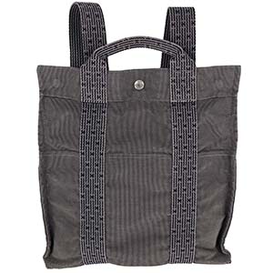 エルメス エールライン アド MM キャンバス グレー 2WAY リュック