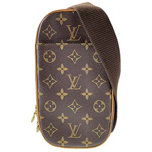 ルイ・ヴィトン モノグラム ポシェット ガンジュ ブラウン ボディバッグ