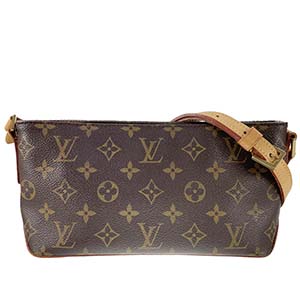 ルイ・ヴィトン モノグラム トロター ブラウン ショルダーバッグ