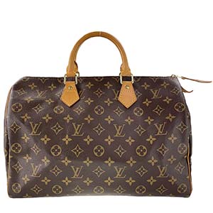 ルイ・ヴィトン モノグラム スピーディ35 ブラウン ハンドバッグ