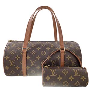 ルイ・ヴィトン モノグラム パピヨン30 ブラウン ハンドバッグ