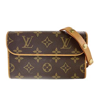ルイ・ヴィトン モノグラム ポシェット フロランティーヌ ブラウン ウエストバッグ