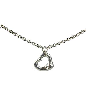 ティファニー オープンハート ペンダント SV925 シルバー ネックレス