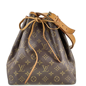 ルイ・ヴィトン モノグラム プチノエ ブラウン ショルダーバッグ