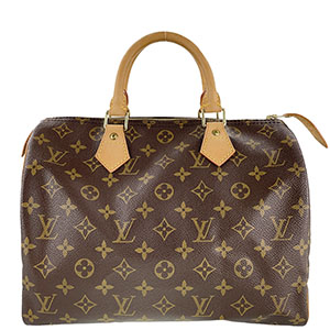 ルイ・ヴィトン モノグラム スピーディ30 ブラウン ハンドバッグ
