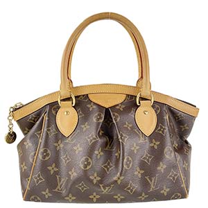 ルイ・ヴィトン モノグラム ティボリPM ブラウン ハンドバッグ