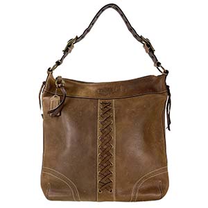 コーチ レザー ブラウン ショルダーバッグ