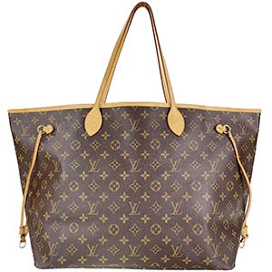 ルイ・ヴィトン モノグラム ネヴァーフルGM ブラウン トートバッグ