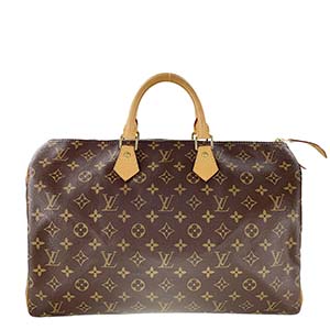 ルイ・ヴィトン モノグラム スピーディ40 ブラウン ハンドバッグ