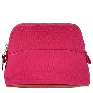 エルメス ボリード コットンキャンバス ピンク ポーチ