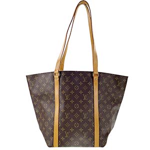 ルイ・ヴィトン モノグラム サック ショッピング ブラウン ショルダーバッグ