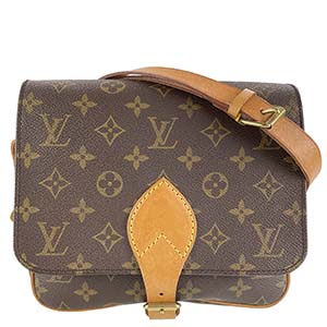 ルイ・ヴィトン モノグラム カルトシエールMM ブラウン ショルダーバッグ