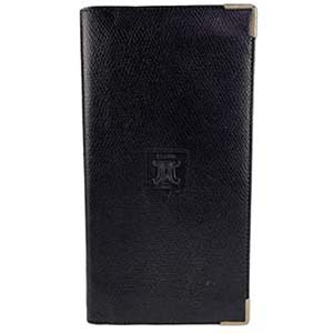 セリーヌ ブラゾン レザー ブラック 長財布