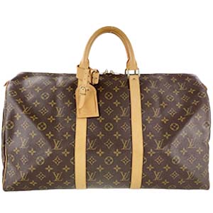 ルイ・ヴィトン モノグラム キーポル 50 ブラウン ボストンバッグ