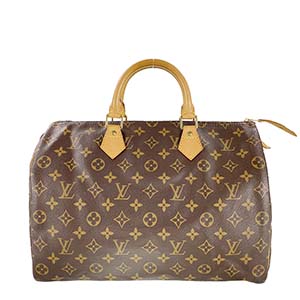 ルイ・ヴィトン モノグラム スピーディ35 ブラウン ハンドバッグ