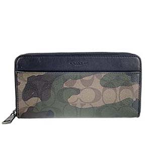 コーチ シグネチャー PVC レザー 迷彩 ウォレット 長財布