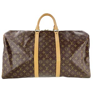 ルイ・ヴィトン モノグラム キーポル60 ブラウン ボストンバッグ
