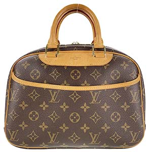 ルイ・ヴィトン モノグラム トゥルーヴィル ブラウン ハンドバッグ