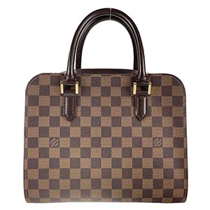 ルイ・ヴィトン ダミエ エベヌ トリアナ ブラウン ハンドバッグ