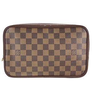ルイ・ヴィトン ダミエ エベヌ トゥルース トワレット ブラウン ポーチ