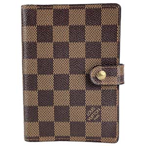 ルイ・ヴィトン ダミエ エベヌ アジェンダ PM ブラウン 手帳カバー