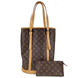 ルイ・ヴィトン モノグラム  バケット GM ブラウン ショルダーバッグ