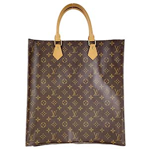 ルイ・ヴィトン モノグラム サックプラ ブラウン トートバッグ
