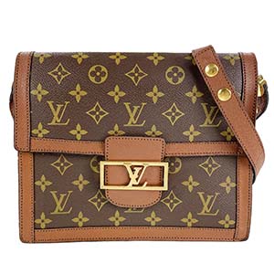 ルイ・ヴィトン モノグラム サック ドーフィーヌ ブラウン 2WAY ショルダーバッグ