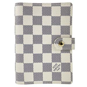 ルイ・ヴィトン ダミエ アズール アジェンダPM ホワイト 手帳カバー