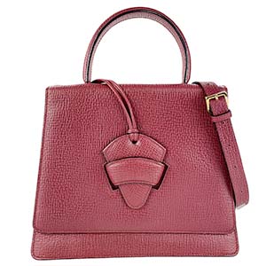 ロエベ バルセロナ レザー レッド 2WAY ハンドバッグ