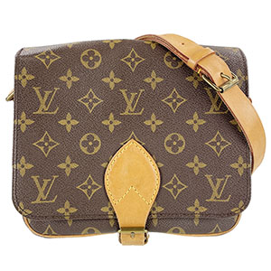 ルイ・ヴィトン モノグラム カルトシエールMM ブラウン ショルダーバッグ