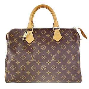 ルイ・ヴィトン モノグラム スピーディ30 ブラウン ハンドバッグ