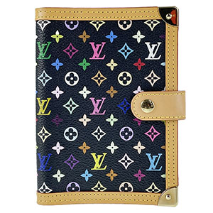 ルイ・ヴィトン モノグラム マルチカラー アジェンダPM ノワール 手帳カバー