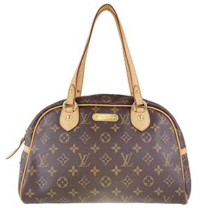 ルイ・ヴィトン モノグラム モントルグイユPM ブラウン ショルダーバッグ