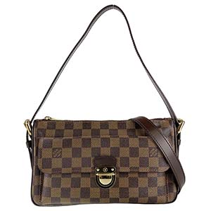 ルイ・ヴィトン ダミエ エベヌ ラヴェッロGM ブラウン ショルダーバッグ