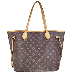ルイ・ヴィトン モノグラム ネヴァーフルMM ブラウン トートバッグ