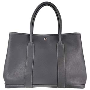 エルメス ガーデンパーティPM ネコンダ グレー トートバッグ