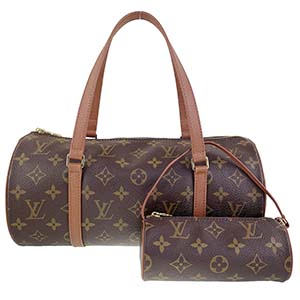 ルイ・ヴィトン モノグラム パピヨン30 ブラウン ハンドバッグ