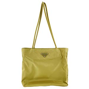 プラダ ナイロン キャンバス イエロー  ショルダーバッグ