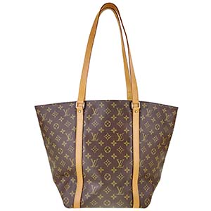 ルイ・ヴィトン モノグラム サック ショッピング ブラウン ショルダーバッグ 