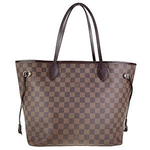 ルイ・ヴィトン ダミエ エベヌ ネヴァーフルMM  ブラウン トートバッグ