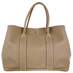 エルメス ガーデンパーティPM ヴァッシュカントリー トルティエールグレー トートバッグ