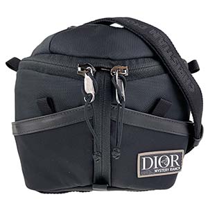 ディオール ミステリーランチ スリージップ クロ―ジャー コーデュラナイロン ブラック ベルトバッグ