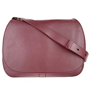 カルティエ マストライン メッセンジャーバッグLL レザー ボルドー ショルダーバッグ