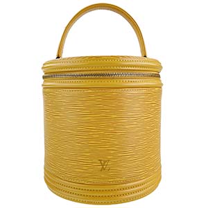 ルイ・ヴィトン エピ カンヌ タッシリイエロー バニティ ハンドバッグ